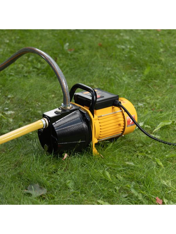 Садовый поверхностный насос GP1100C, 1100 Вт, 4500 л/ч, подъем 46 м, чугун Denzel