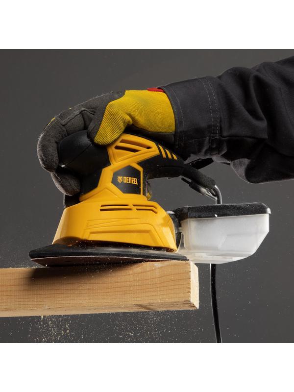 Машина плоскошлифовальная вибрационная 2 в 1 VDS-2, 130 Вт, 14000 об/мин Denzel