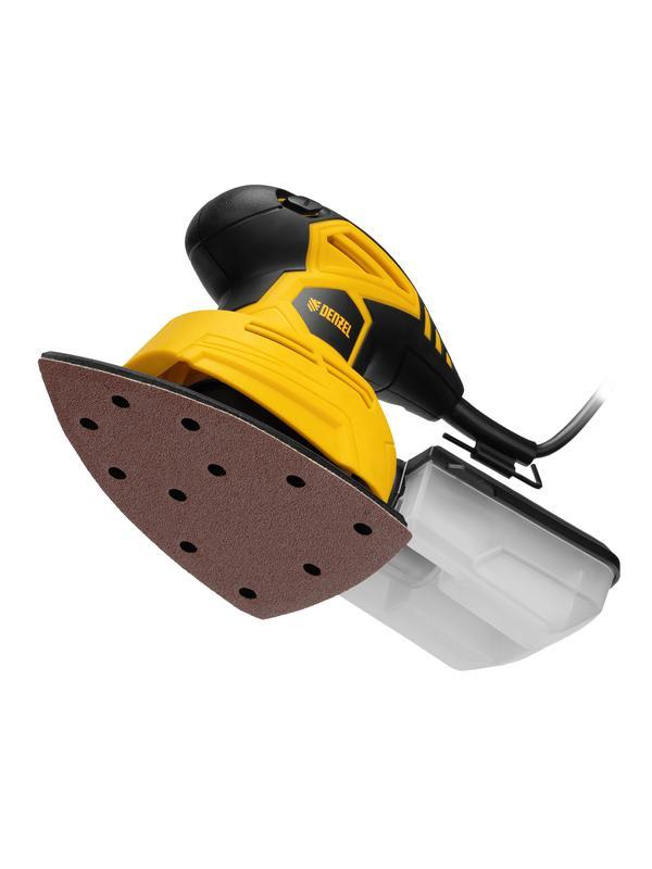 Машина плоскошлифовальная вибрационная 2 в 1 VDS-2, 130 Вт, 14000 об/мин Denzel