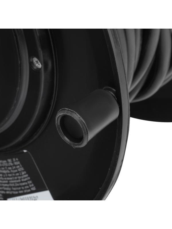 Удлинитель силовой 25 м, 16А, тип УХз16, ПВС, на кабельной катушке, 4 розетки, Россия Сибртех