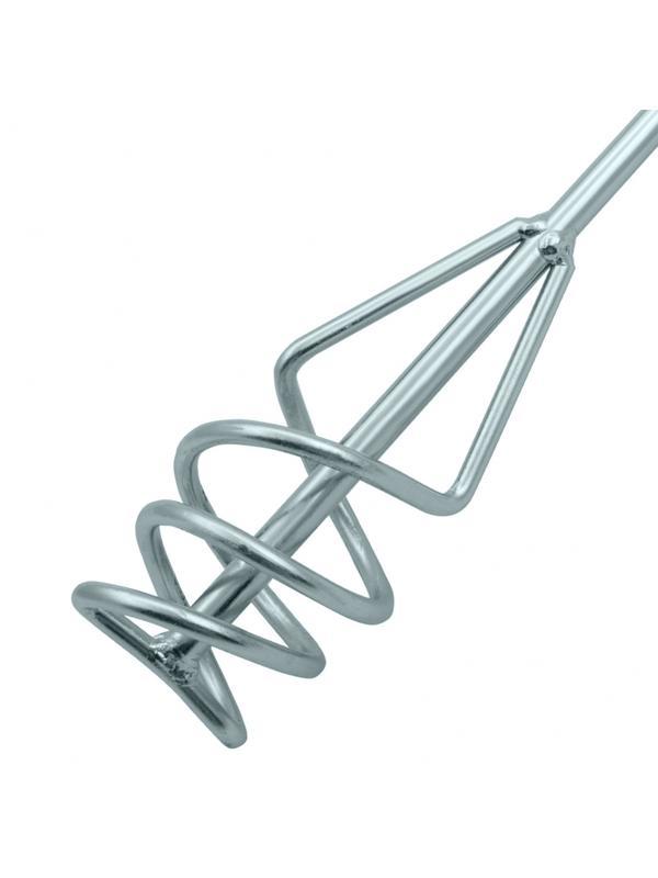 Миксер для песчано-гравийных смесей, 60 х 400 мм, оцинкованный, хвостовик SDS Plus Denzel