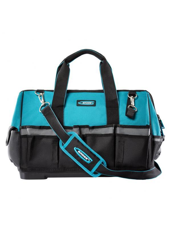 Сумка для инструмента HanD Werker, 42 кармана, дно пластик, наплечный ремень, 475 х 260 х 360 мм Gross