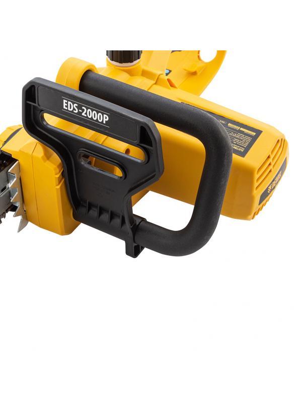 Пила цепная электрическая EDS-2000P, 2 кВт,поперечная, шина 40 см, шаг 3/8, паз 1.3 мм, 57 звеньев Denzel