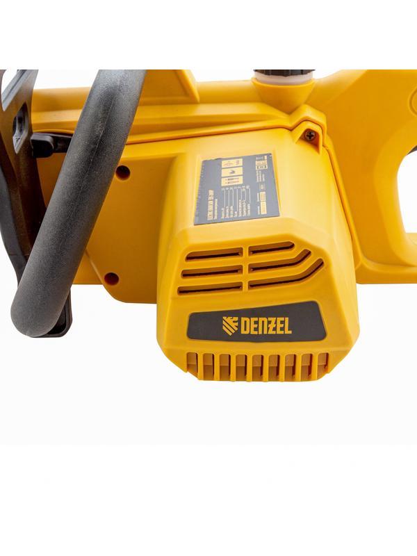 Пила цепная электрическая EDS-2000P, 2 кВт,поперечная, шина 40 см, шаг 3/8, паз 1.3 мм, 57 звеньев Denzel