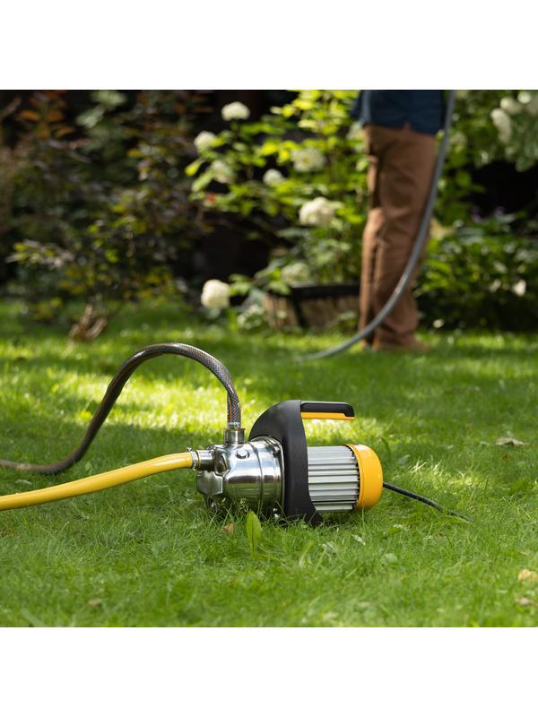 Садовый поверхностный насос GP1200Х, 1200 Вт, 3700 л/ч, подъем 46 м, нержавейка Denzel