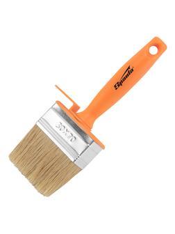 Кисть-ракля, 30 х 70 мм, натуральная щетина, пластмассовый корпус, пластмассовая ручка Sparta