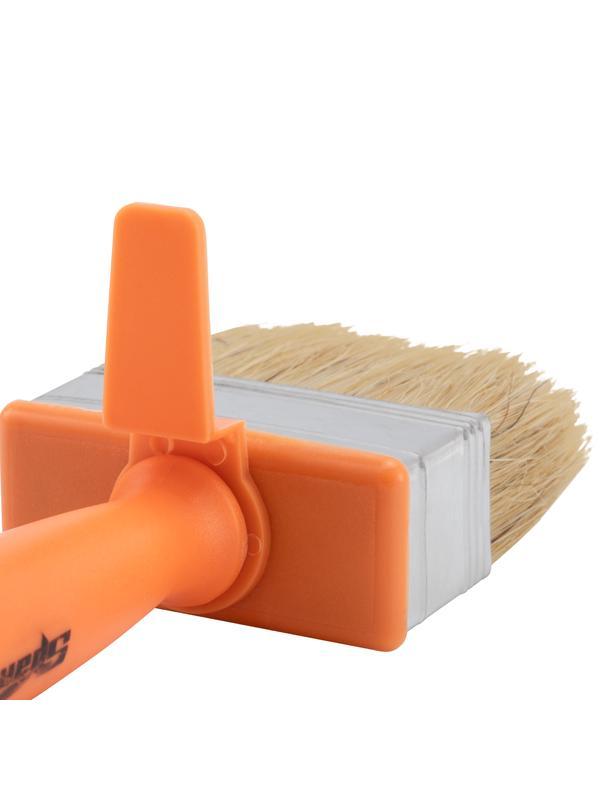 Кисть-ракля, 30 х 70 мм, натуральная щетина, пластмассовый корпус, пластмассовая ручка Sparta