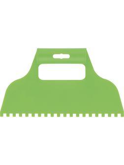 Шпатель для клея, пластмассовый, зубчатый 6 х 6 мм Сибртех