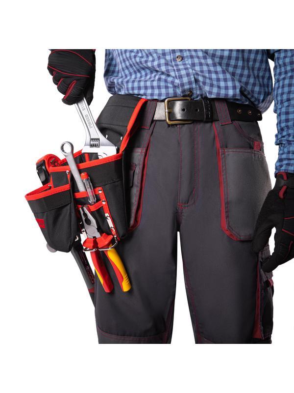 Подсумок поясной, 8 карманов, держатель для молотка, для клещей Matrix