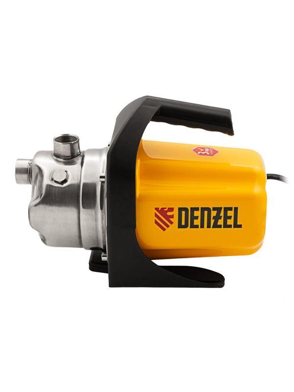 Садовый поверхностный насос GP 1000Х, 1000 Вт, 3500 л/ч, подъем 44 м, нержавейка Denzel