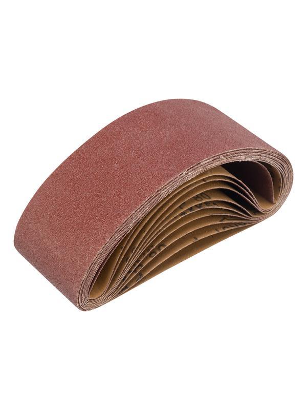 Лента абразивная бесконечная, P 80, 75 х 457 мм, 10 шт Matrix