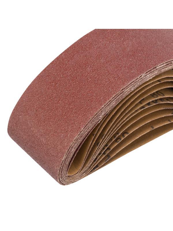 Лента абразивная бесконечная, P 80, 75 х 457 мм, 10 шт Matrix