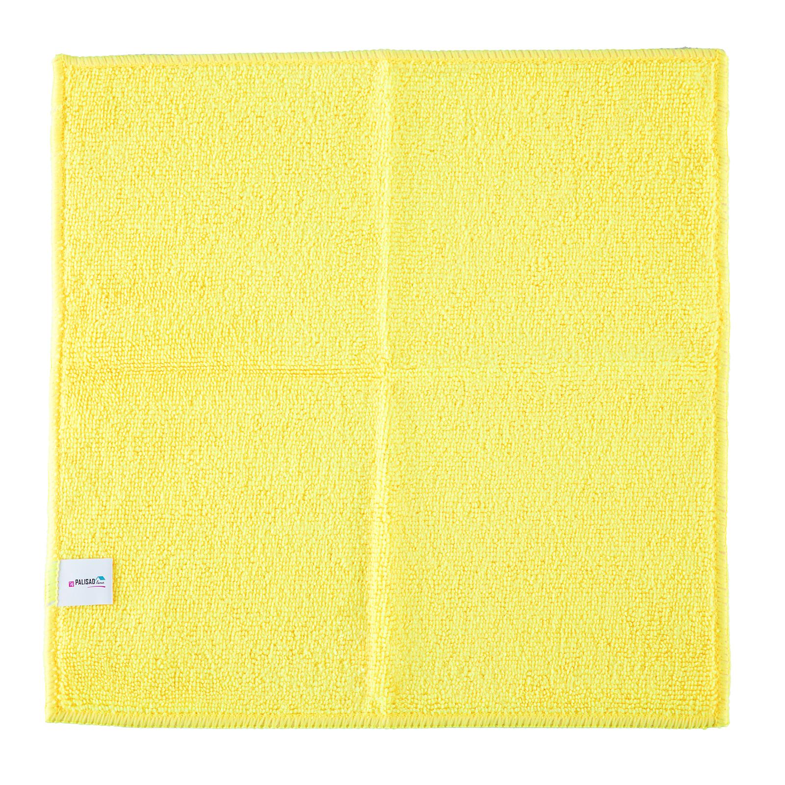 Салфетка универсальная из микрофибры 300 x 300 мм, жёлтая, Home Palisad