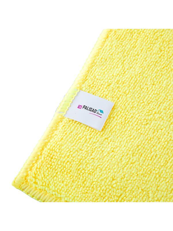 Салфетка универсальная из микрофибры 300 x 300 мм, жёлтая, Home Palisad