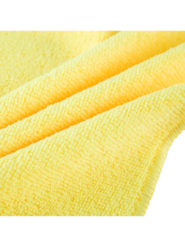 Салфетка универсальная из микрофибры 300 x 300 мм, жёлтая, Home Palisad