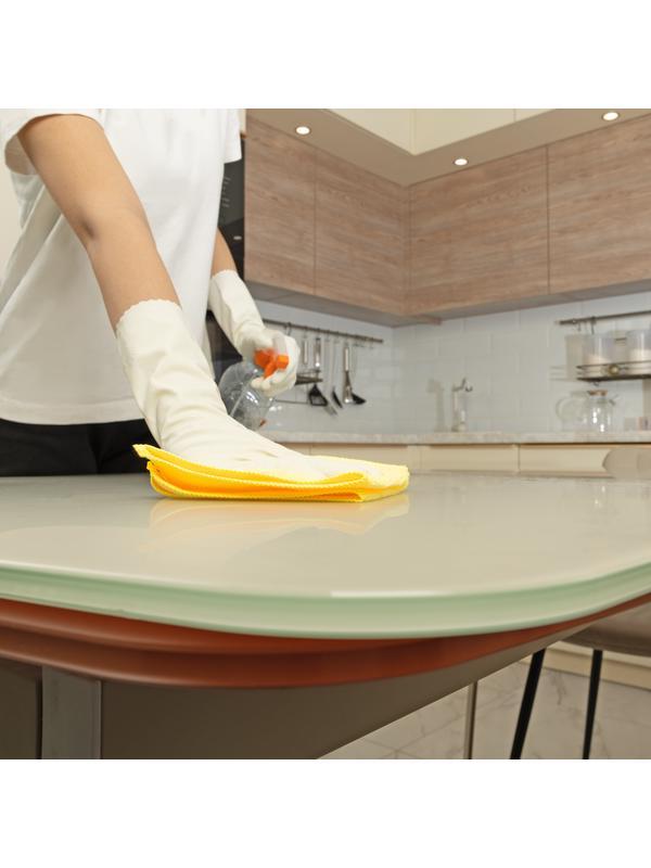 Салфетка универсальная из микрофибры 300 x 300 мм, жёлтая, Home Palisad