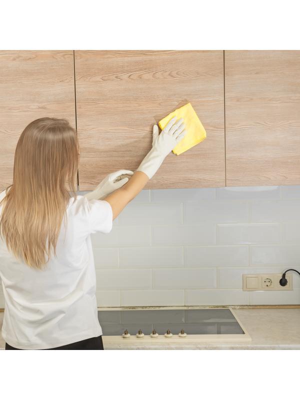 Салфетка универсальная из микрофибры 300 x 300 мм, жёлтая, Home Palisad