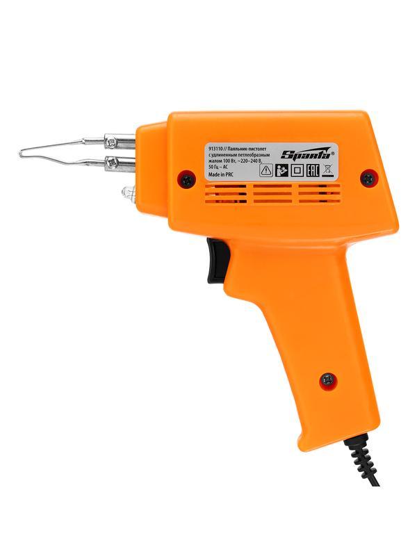 Паяльник импульсный с петлеобразным жалом, 100 Вт, 220 В Sparta