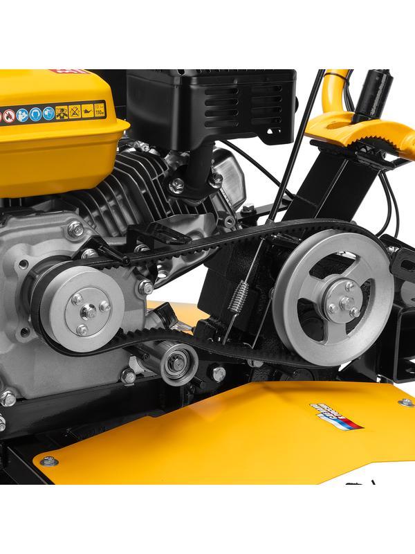 Мотоблок DPT-370S, 7 л.с., ремен.сцеп, фрез 3х4, ШОМ, передачи 3В/1Н Denzel