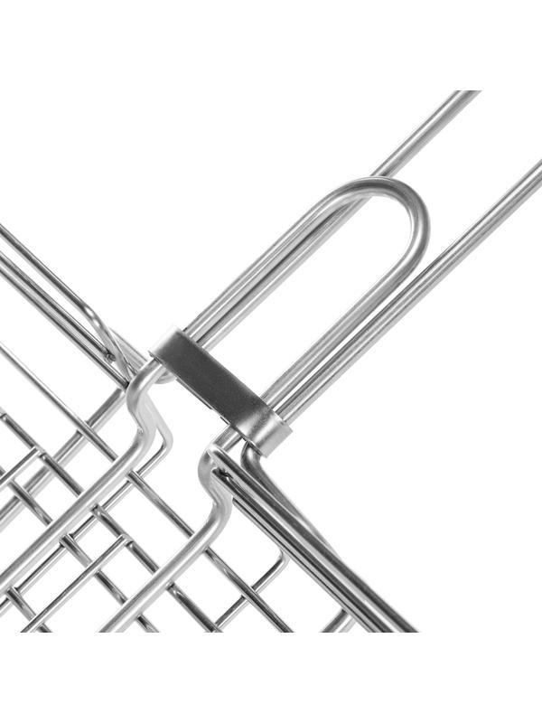 Решетка-гриль 340х340х60 мм, объемная, нержавеющая сталь, Camping// Palisad