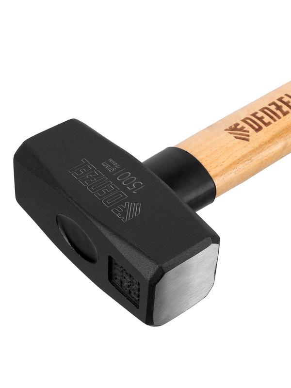 Кувалда, 1500 г, кованая головка, буковая рукоятка Denzel