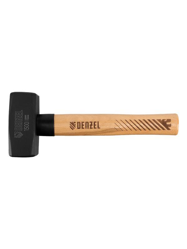 Кувалда, 1500 г, кованая головка, буковая рукоятка Denzel