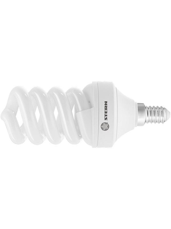 Лампа компактная люминесцентная, спиральная, 11 W, 2700K, E14, 8000ч Stern