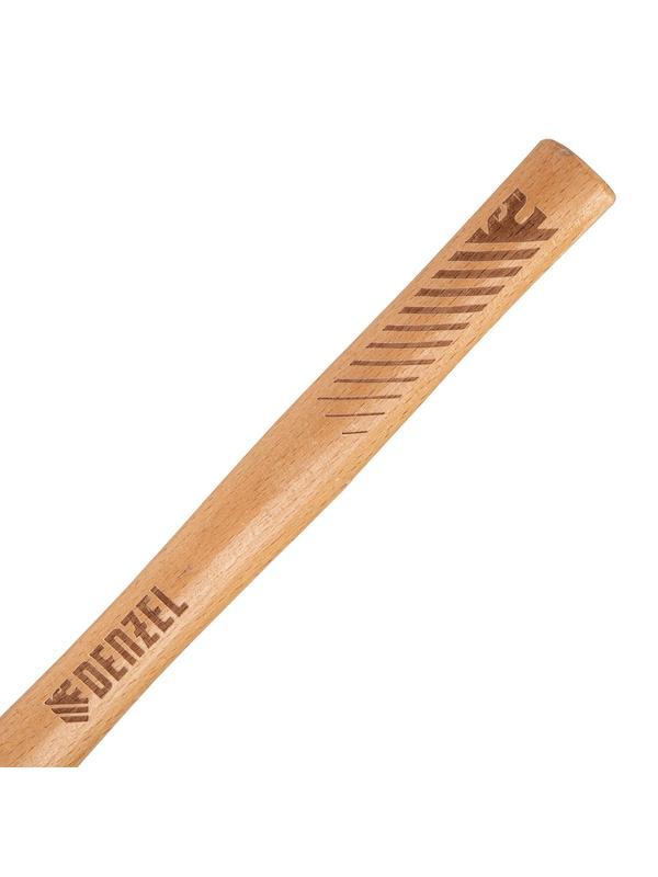 Молоток слесарный, 200 г, кованый квадратный боек, буковая рукоятка Denzel