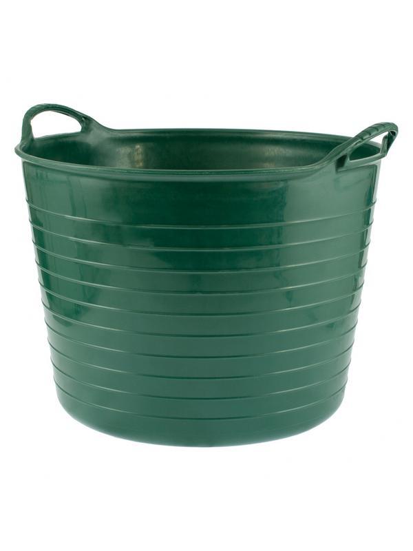 Ведро гибкое сверхпрочное, 28 л, зеленое, Россия, Сибртех