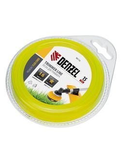 Леска для триммера, звезда 1.6 мм х 15 м, блистер Flex cord Denzel