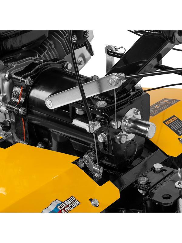 Мотоблок DPT-270X, 7 л.с., диск.сцеп, шир 90 см, глуб 35 см,фрез 3х4,ВОМ,скор 2В/1Н,кол 8