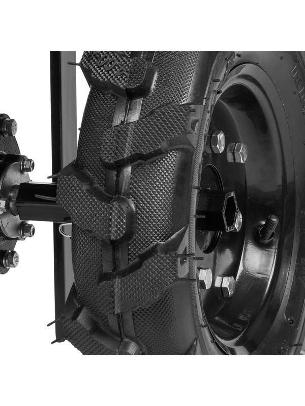 Мотоблок DPT-270X, 7 л.с., диск.сцеп, шир 90 см, глуб 35 см,фрез 3х4,ВОМ,скор 2В/1Н,кол 8