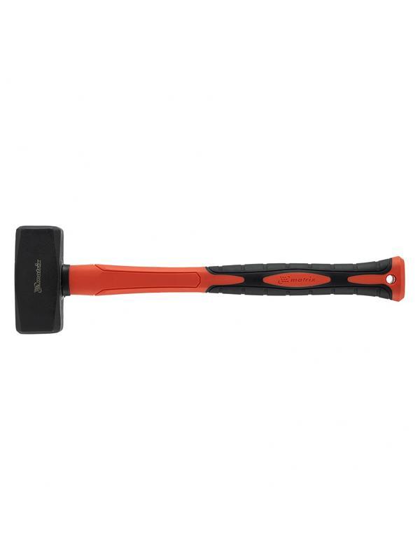 Кувалда 2 кг, фибергласовая обрезиненная рукоятка 380 мм Matrix