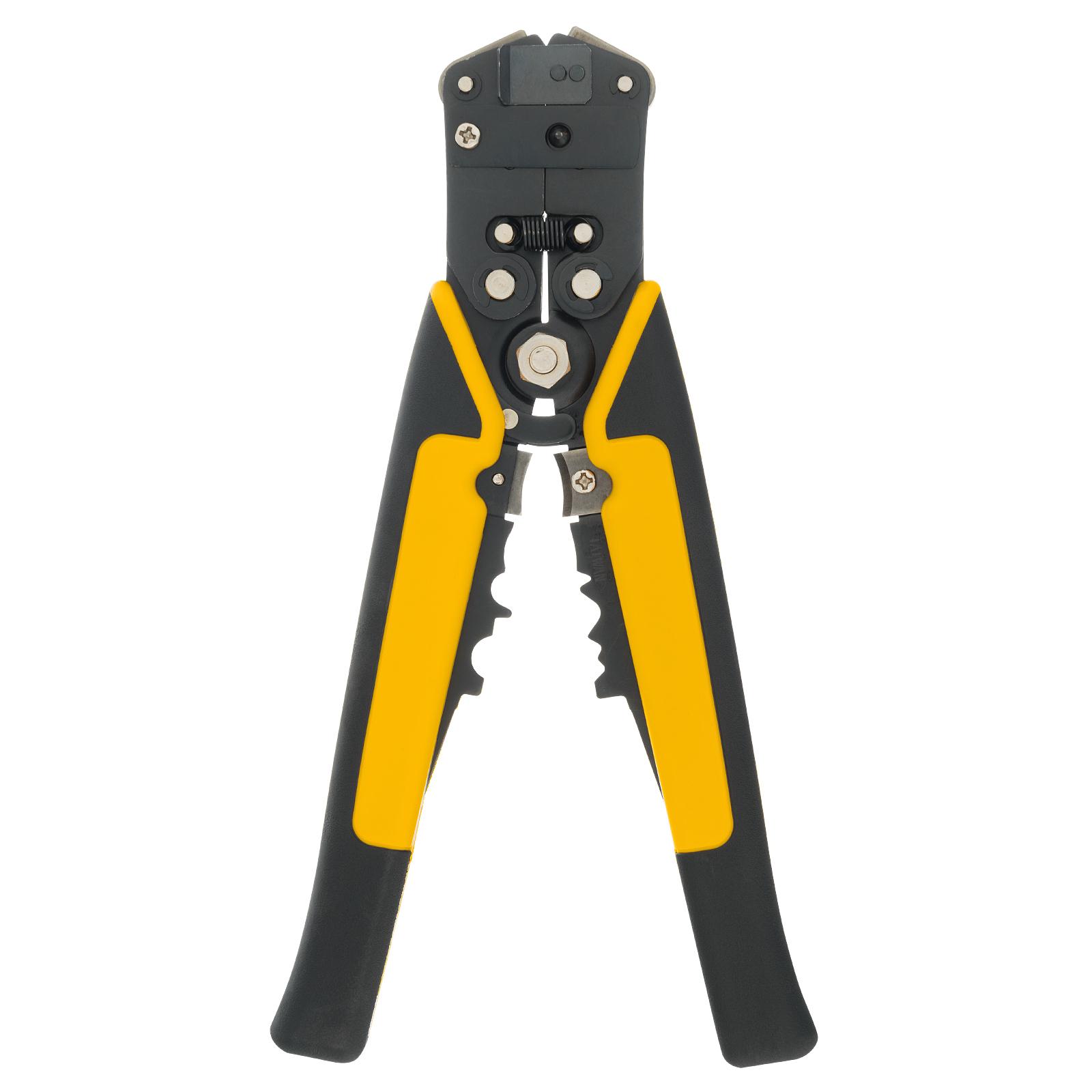 Щипцы для зачистки электропроводов 0,2-6 мм2, функция обрезания проводов// Denzel