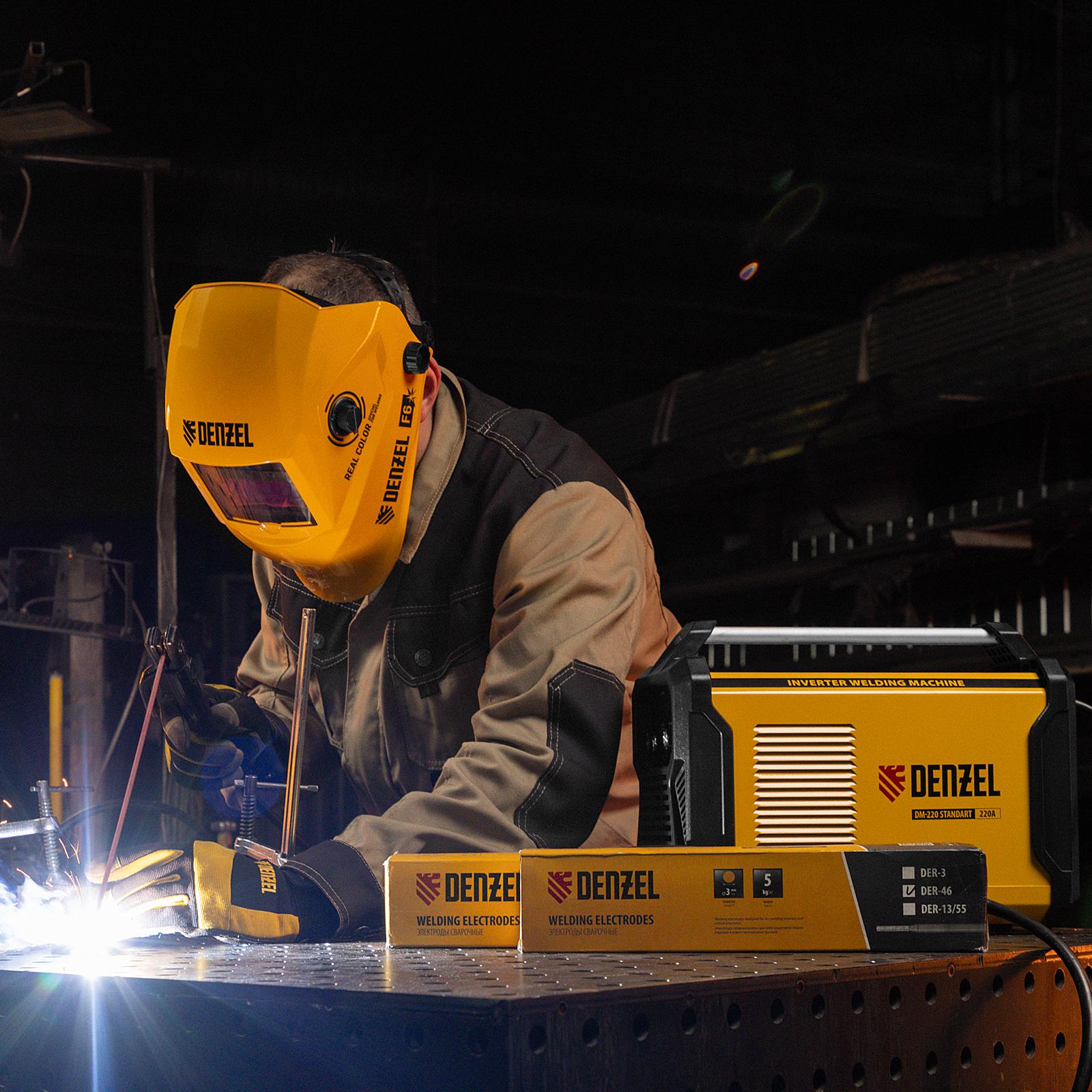 Аппарат инвертор. дуговой сварки DM-220 Standart, 220 А, ПВ 60%// Denzel