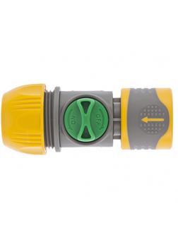 Соединитель быстросъемный унив. 1/2-3/4 с переключателем Palisad Luxe