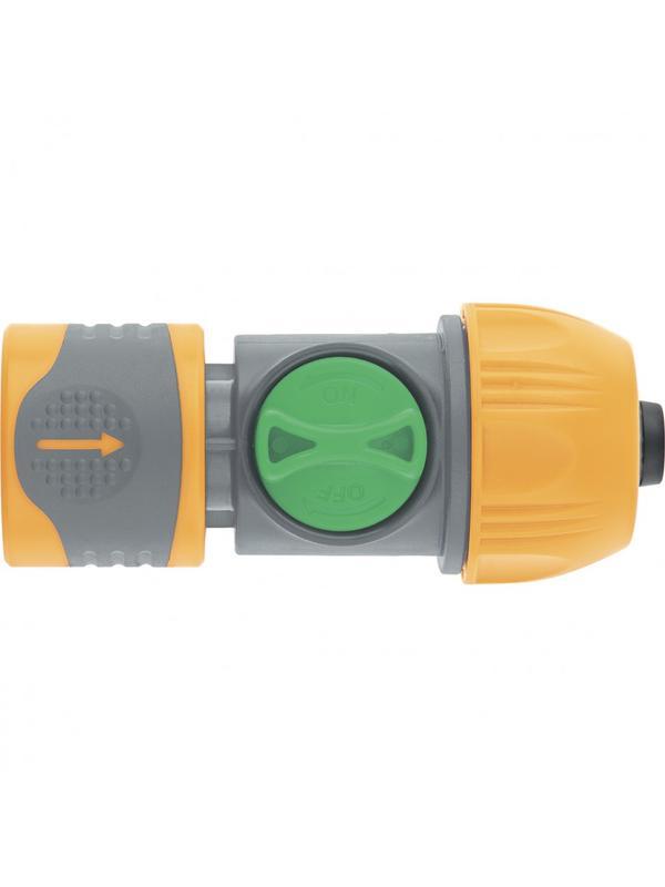 Соединитель быстросъемный унив. 1/2-3/4 с переключателем Palisad Luxe