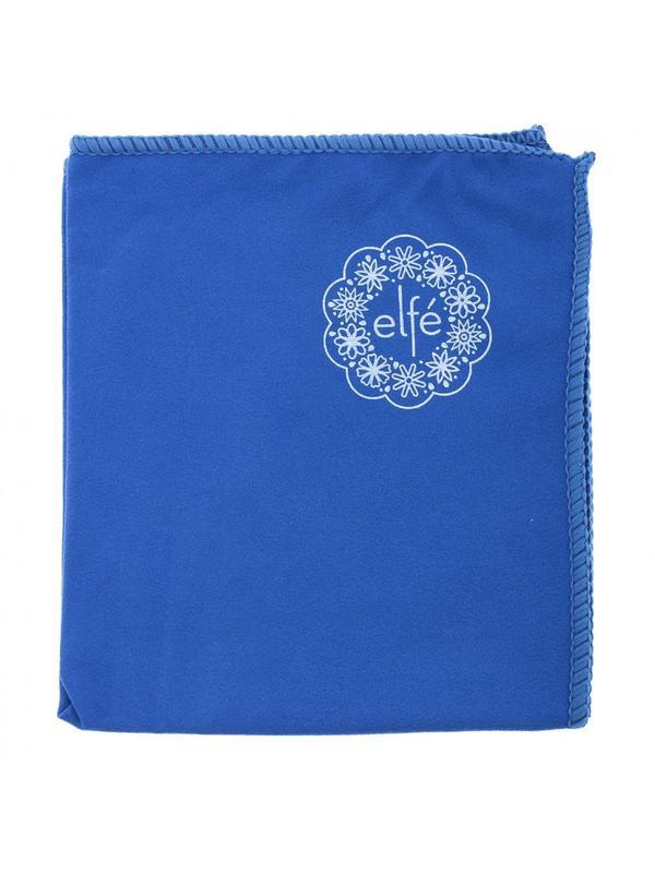 Салфетка из микрофибры для оптики, стекол и зеркал синяя 350 х 300 мм Elfe