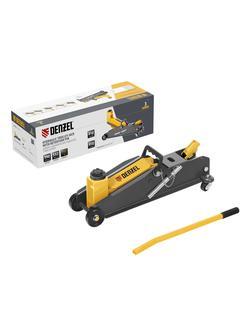 Домкрат гидравлический подкатной с фиксатором, 3 т, 190-532 мм, SUV/ Denzel