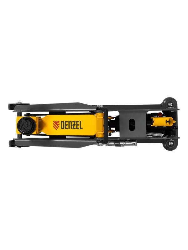 Домкрат гидравлический подкатной с фиксатором, 3 т, 190-532 мм, SUV/ Denzel