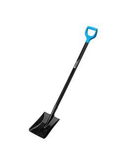 Лопата совковая углубленная, 230х285х1310 мм, деревянный черенок, с рукояткой, LUXE Palisad