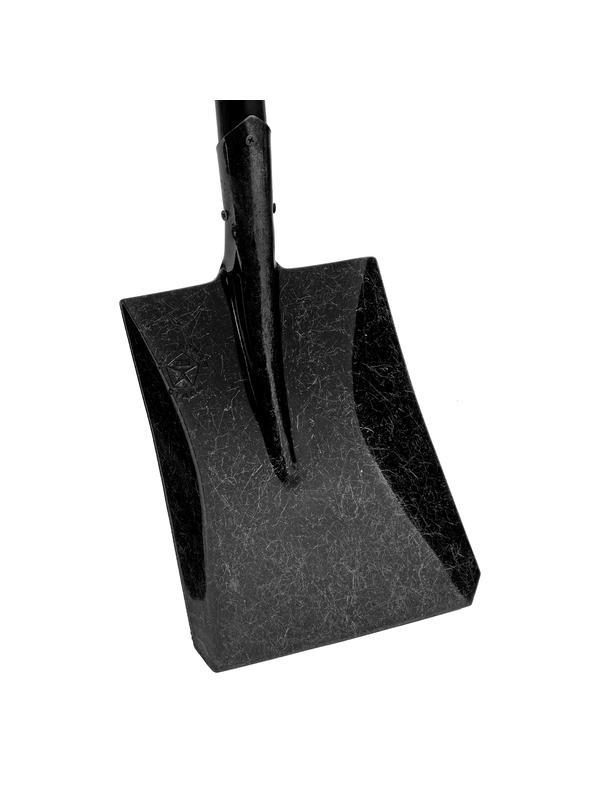 Лопата совковая углубленная, 230х285х1310 мм, деревянный черенок, с рукояткой, LUXE Palisad