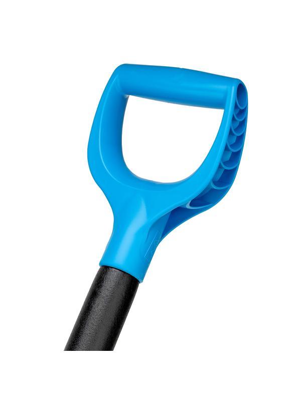 Лопата совковая углубленная, 230х285х1310 мм, деревянный черенок, с рукояткой, LUXE Palisad