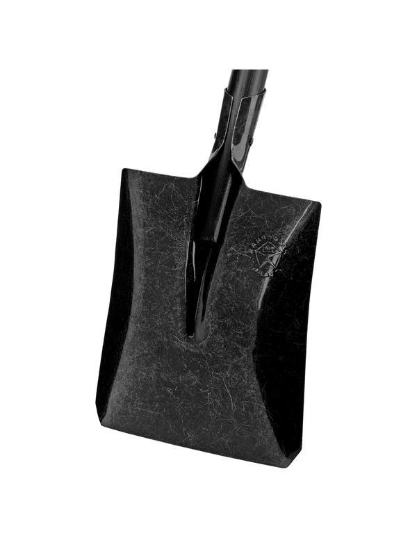 Лопата совковая углубленная, 230х285х1310 мм, деревянный черенок, с рукояткой, LUXE Palisad