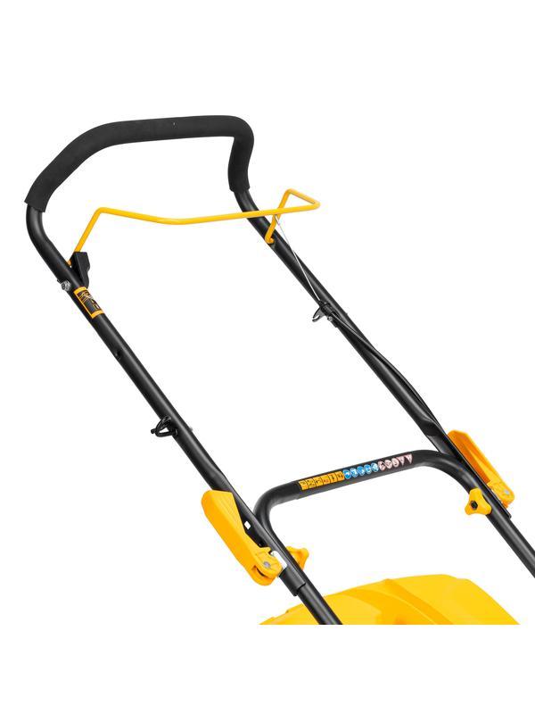 Газонокосилка бензиновая GLD-460, 146 куб.см, ширина 46 см, ручная, 7 уровней, травосборник 50 л Denzel