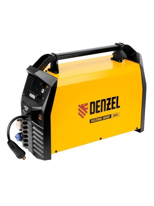 Аппарат инвертор. полуавтомат. сварки MultiMIG-200DP Synergy Double Pulse, 200 А, ПВ 80%// Denzel