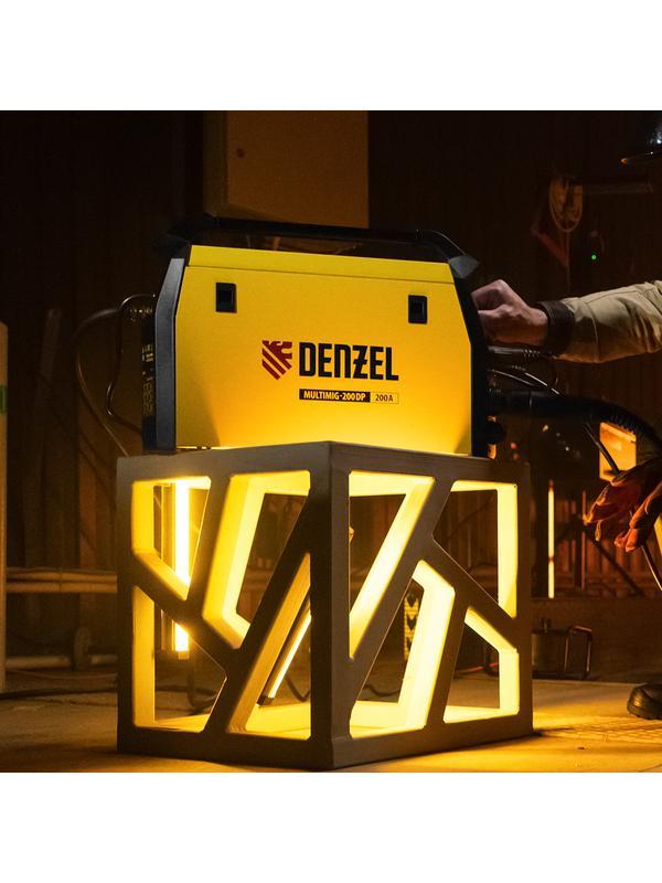 Аппарат инвертор. полуавтомат. сварки MultiMIG-200DP Synergy Double Pulse, 200 А, ПВ 80%// Denzel