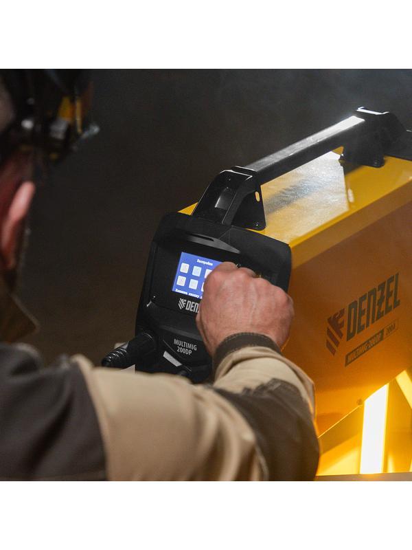 Аппарат инвертор. полуавтомат. сварки MultiMIG-200DP Synergy Double Pulse, 200 А, ПВ 80%// Denzel