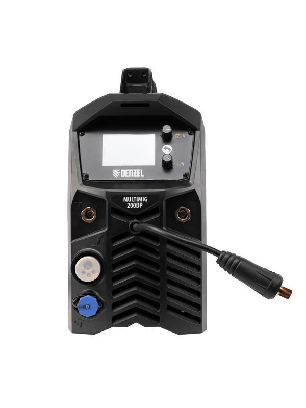 Аппарат инвертор. полуавтомат. сварки MultiMIG-200DP Synergy Double Pulse, 200 А, ПВ 80%// Denzel