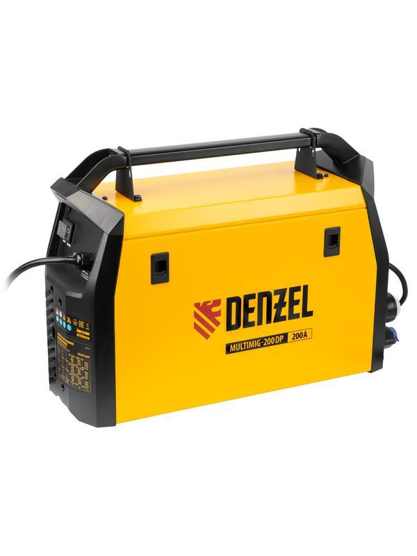 Аппарат инвертор. полуавтомат. сварки MultiMIG-200DP Synergy Double Pulse, 200 А, ПВ 80%// Denzel